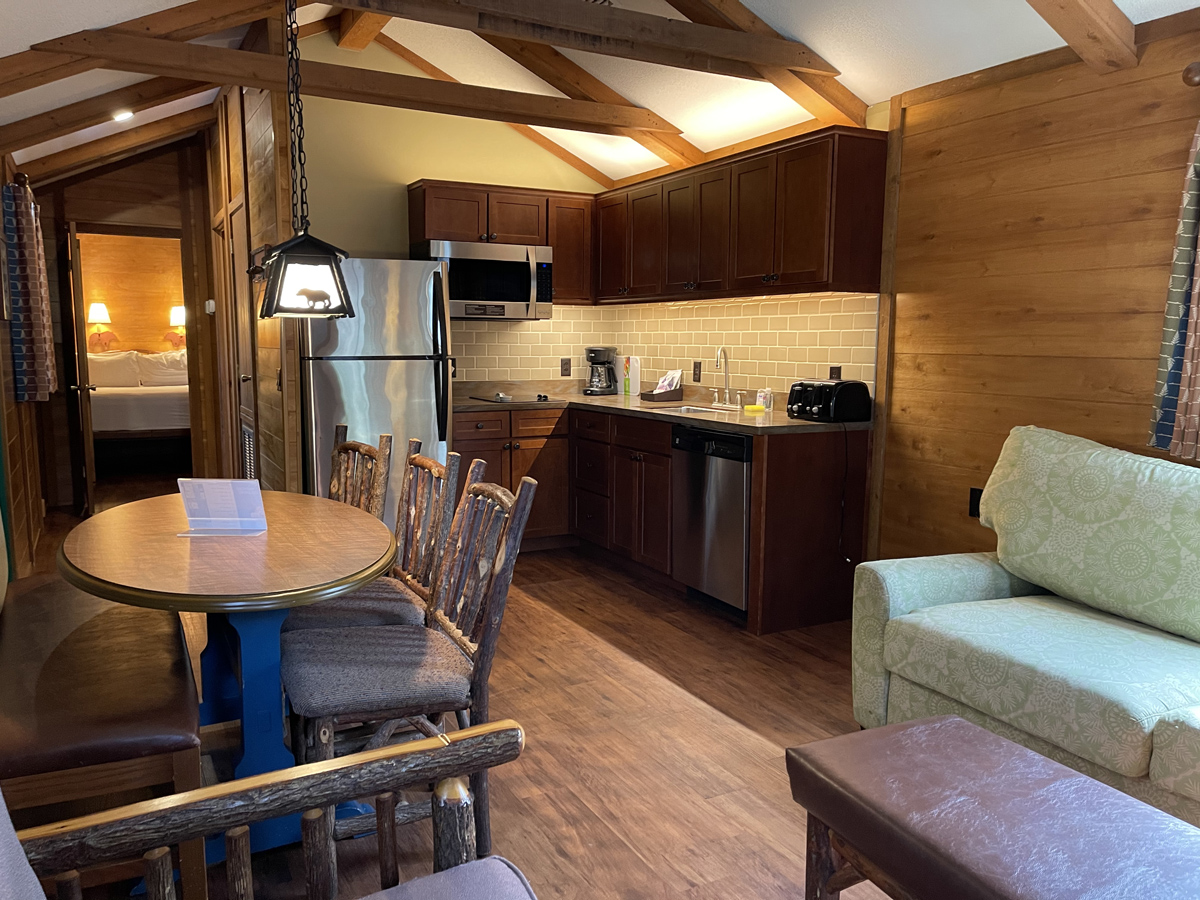 Fort Wilderness Cabin Living Room