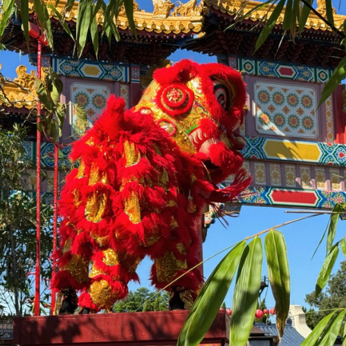 Chinese Lion Dancer Icon