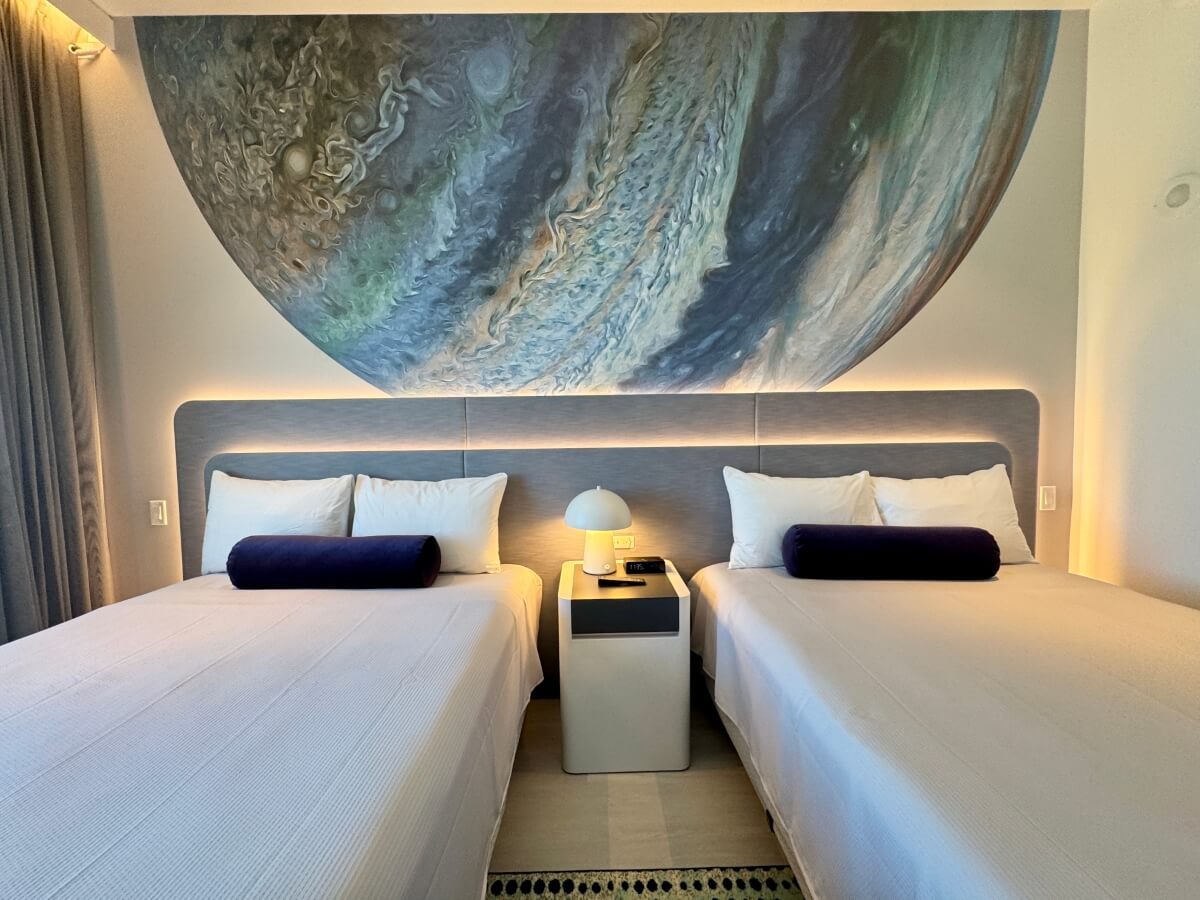 Terra Luna Queen Beds with Earth Art