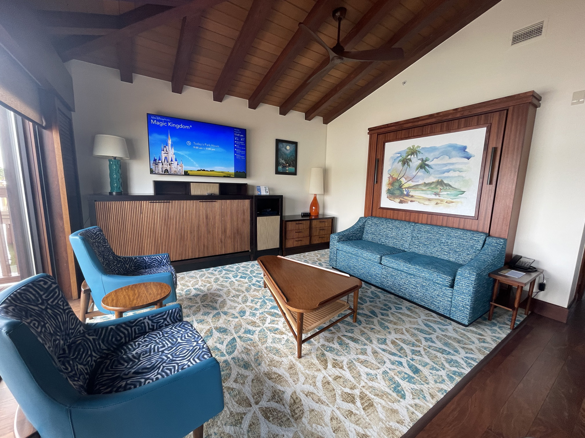 Polynesian Bungalow Living Room